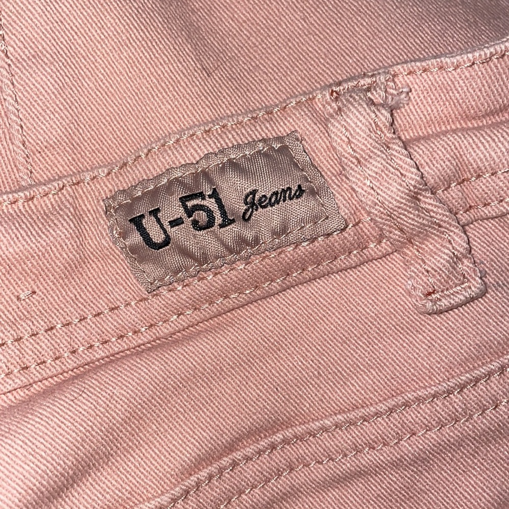 U-51 Jeans Sz 5/6 Pink 97% cotton 3% spandex soft stretchy pants